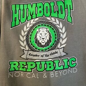 Humboldt Republic Grey Zip Up XL